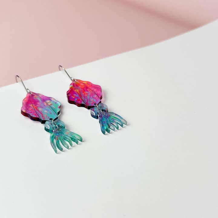 Little Geraldine - Wholesale Dangle earrings - Cuttlefish Earrings3