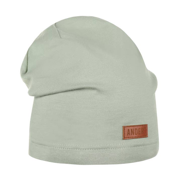 Beanie "Alida" - Girl Hat Single Layer Jersey Mint and other Purchase Wholesale automaticos bebidas y alimentos. Free Returns & Net 60 Terms on Faire trending on Faire.