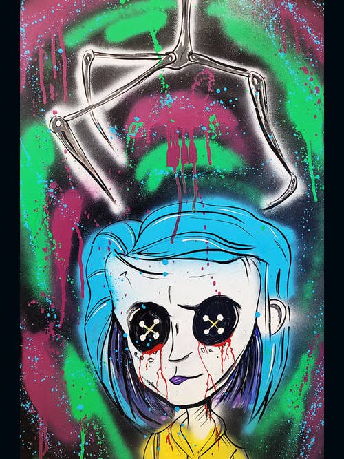 11x17 Original-Kunstdruck für den Großhandel von Skellington Curiosities