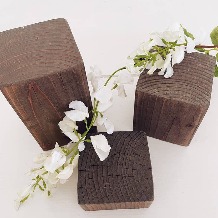 Rustiek - Wholesale Candle Holder - Wood Candle Stand1