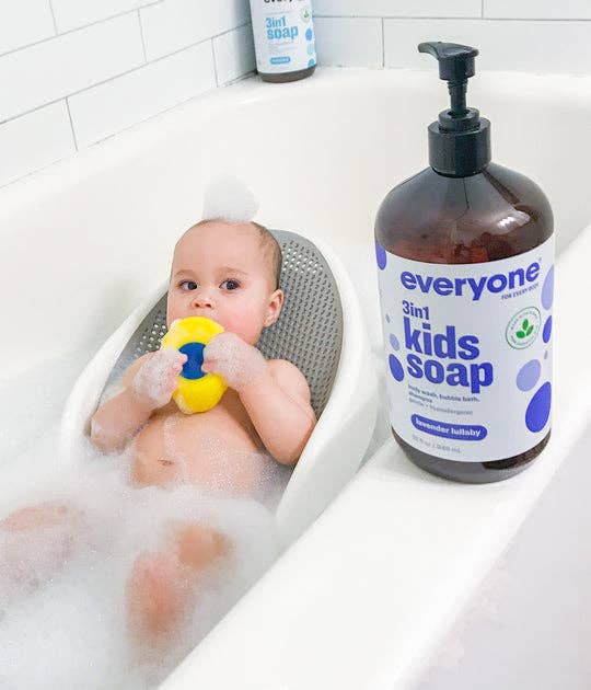 EO + Everyone - Wholesale 2-in-1 Shampoo & Body Wash - Lavender Lullaby Kids 3in1 Soap 32 oz Case Pack of 62