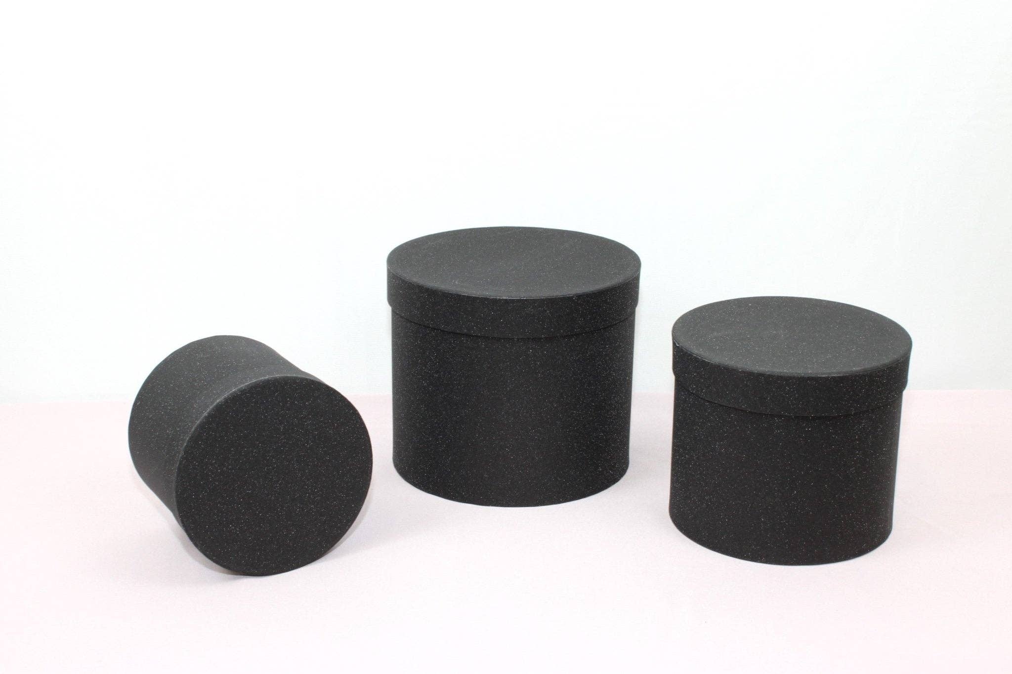 Elegant Design Supply - Wholesale Decorative Box - Shiny Round Flower Hat Box with Lid0