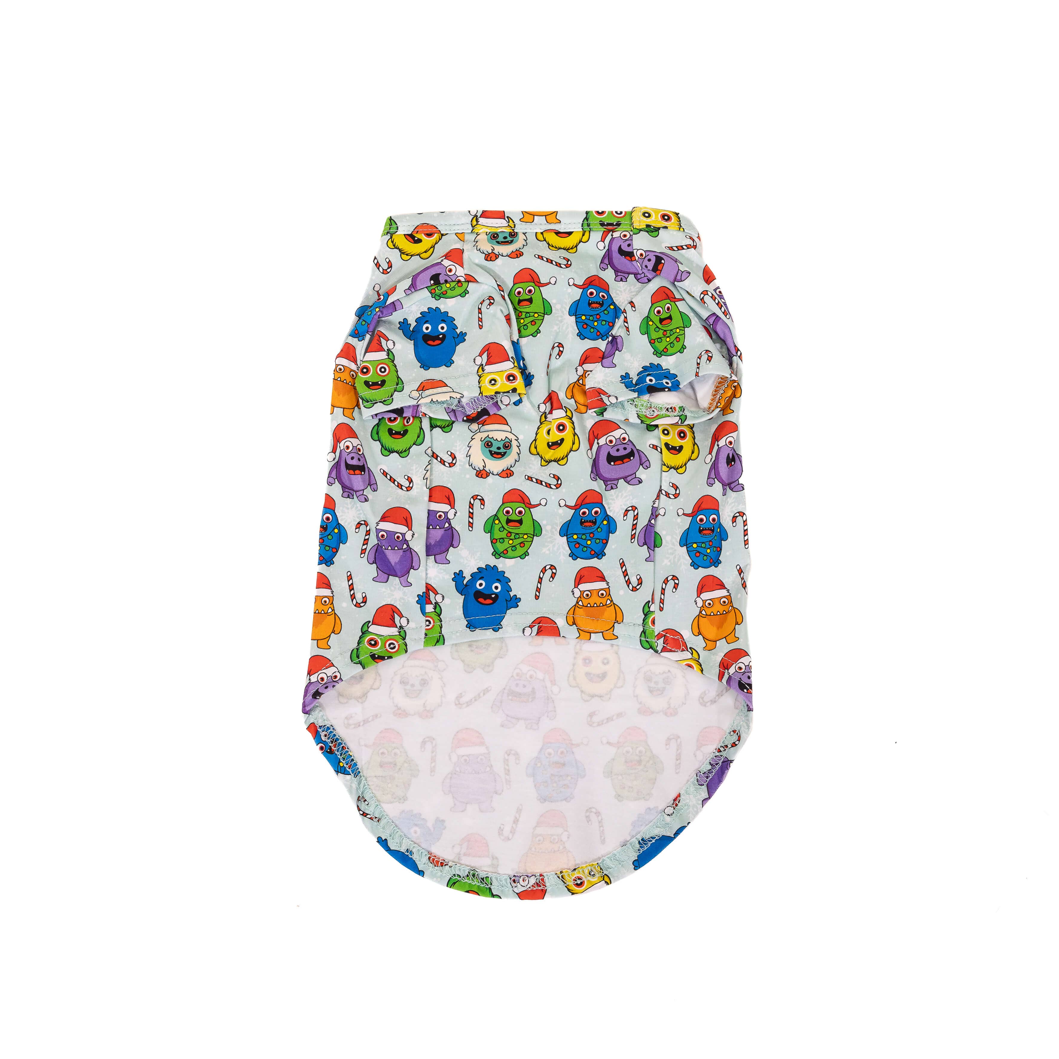 Vibrant Hound - Wholesale Pet shirt – Dog - Festive Monsters Christmas Dog Shirt3