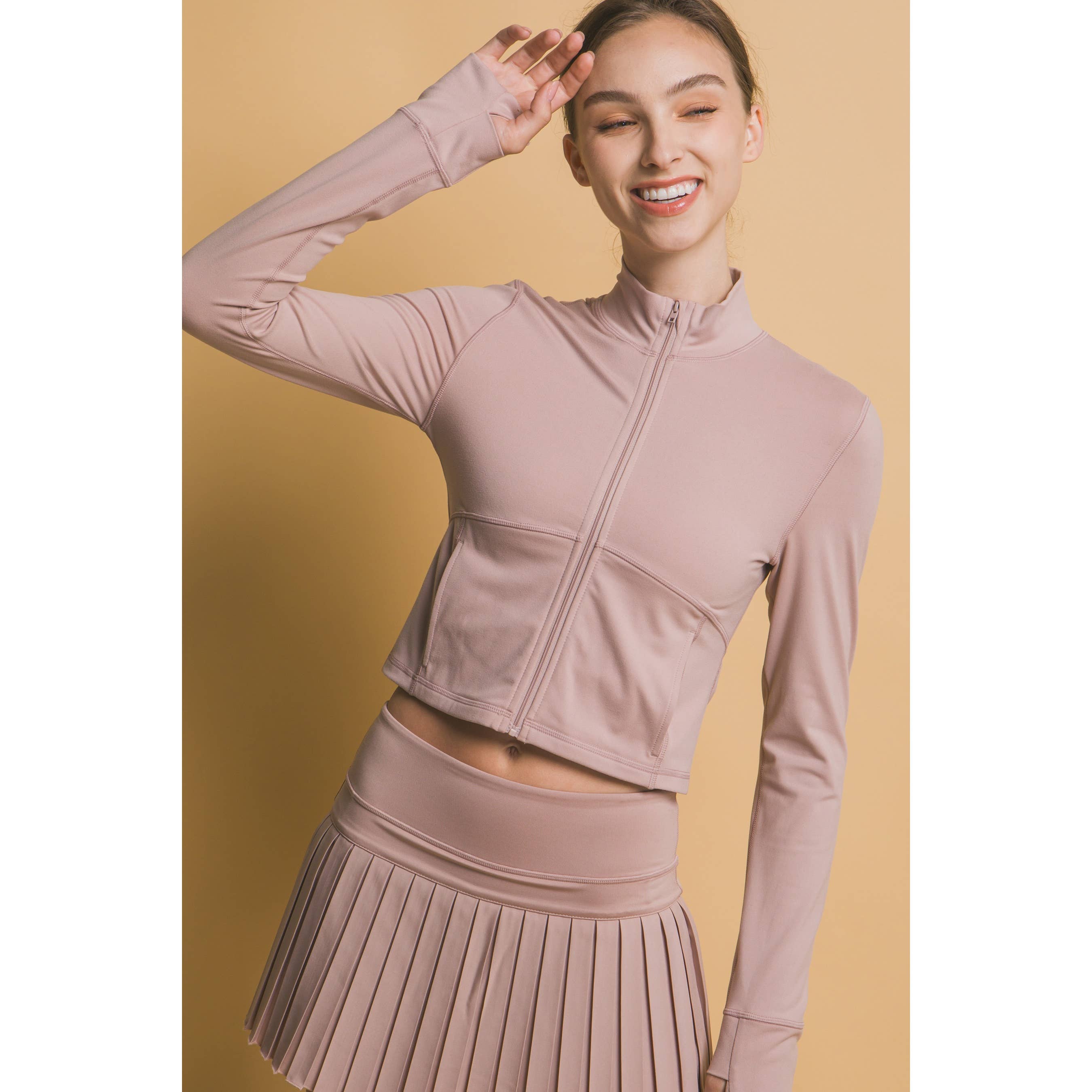 Apolline - Wholesale Athletic Jacket - Women's - Active Long Sleeve Zip- Up Performance Jacket13