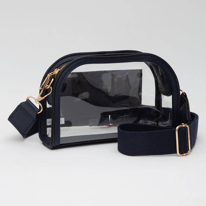 Sensibling Corp. - Wholesale Crossbody Bag - Women's - Faux Leather Transparent Crossbody Camera Bag3