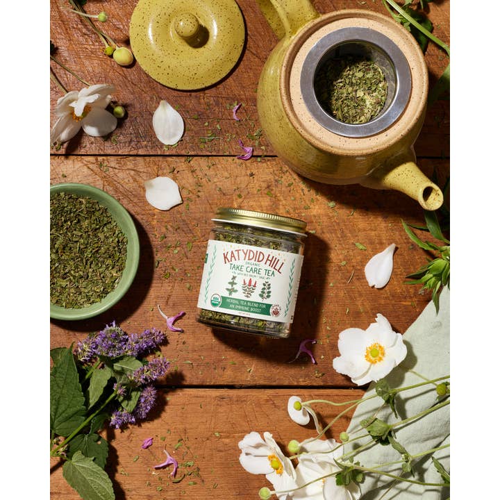 Katydid Hill Farm - Wholesale Loose Tea - Take Care Tea - organic herbal tea blend for an immune boost