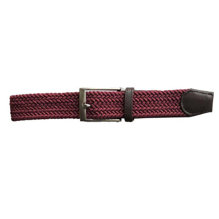 Burgundy Elastic Belt for wholesale by DIBI