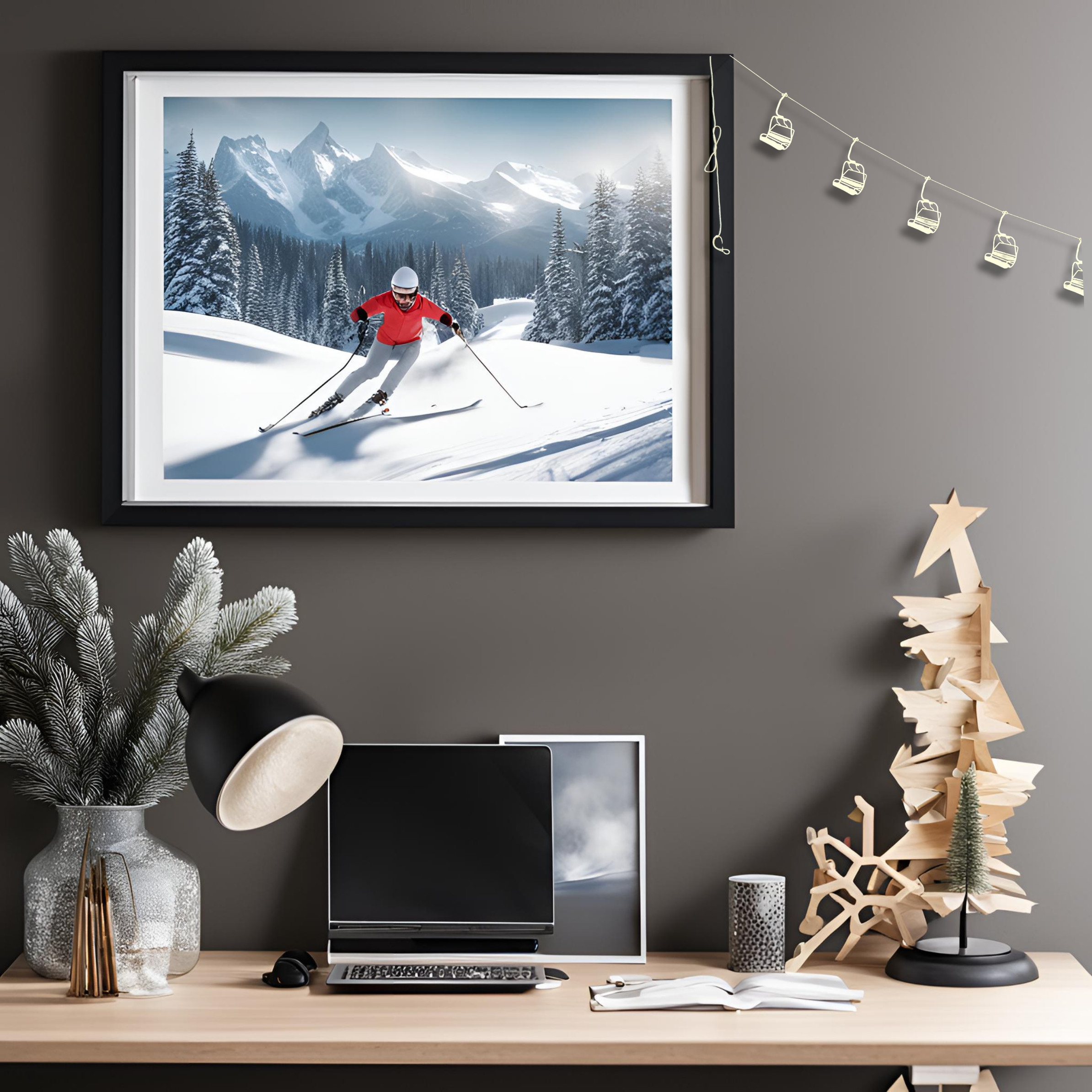 The Creative Garland Company - Vente Fanion/guirlande - La guirlande du mini-télésiège3