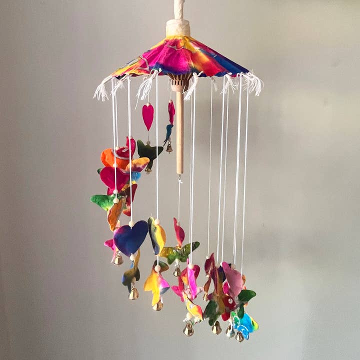 VIE – wholesale Mobile – Handmade Mulberry Paper Mobile, 50x20cm