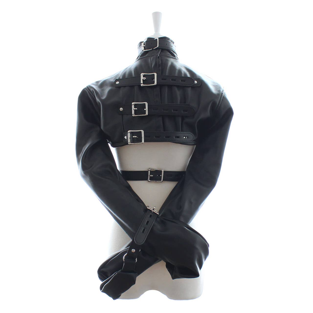 Plesur Body Products - Wholesale Sex Toy - Bondage Bolero Jacket - PVC Vegan Leather5