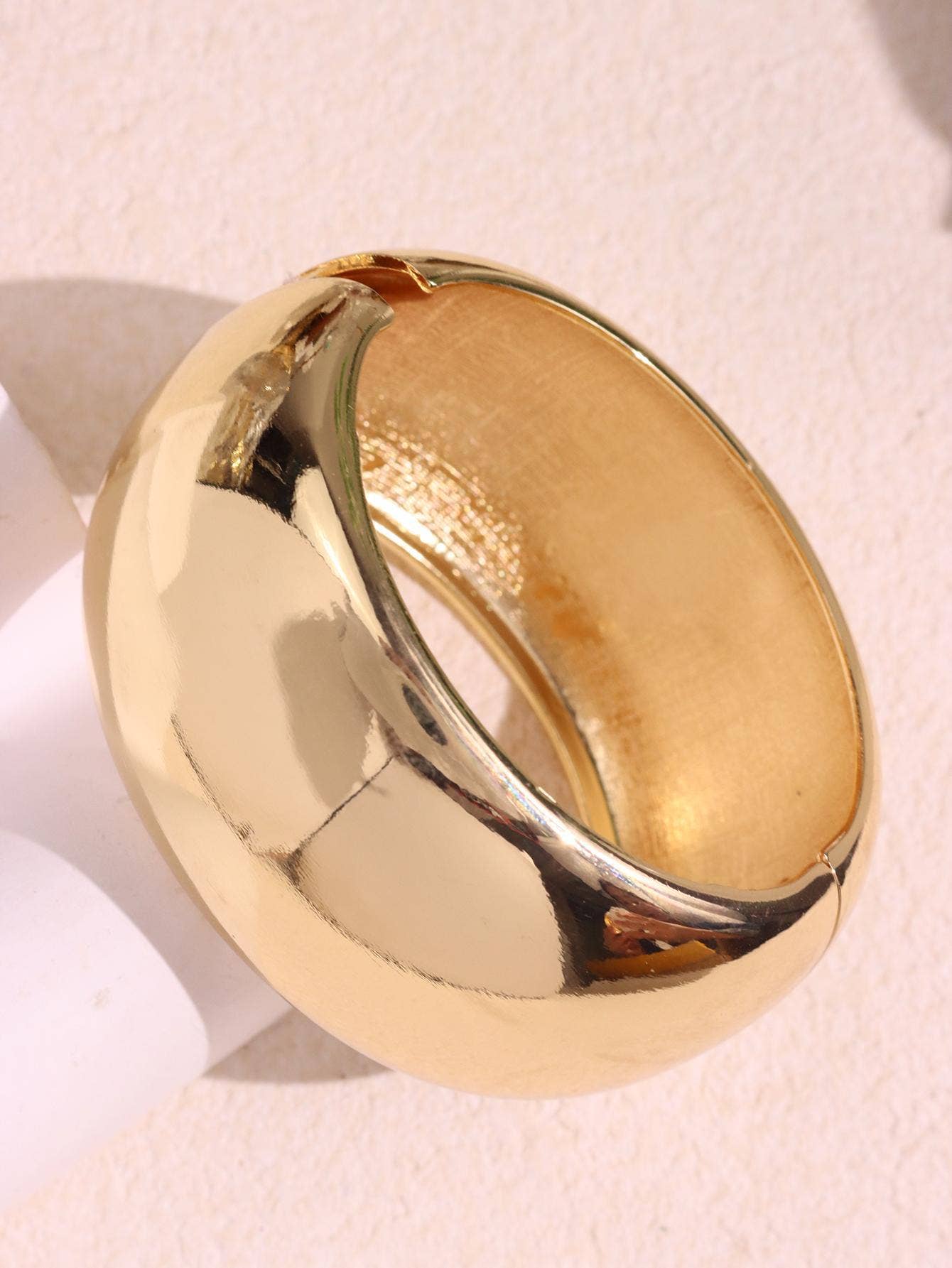 Dipped Shop – wholesale Bangle bracelet – Round Irregular Acrylic Metal Bracelets DP25B5714