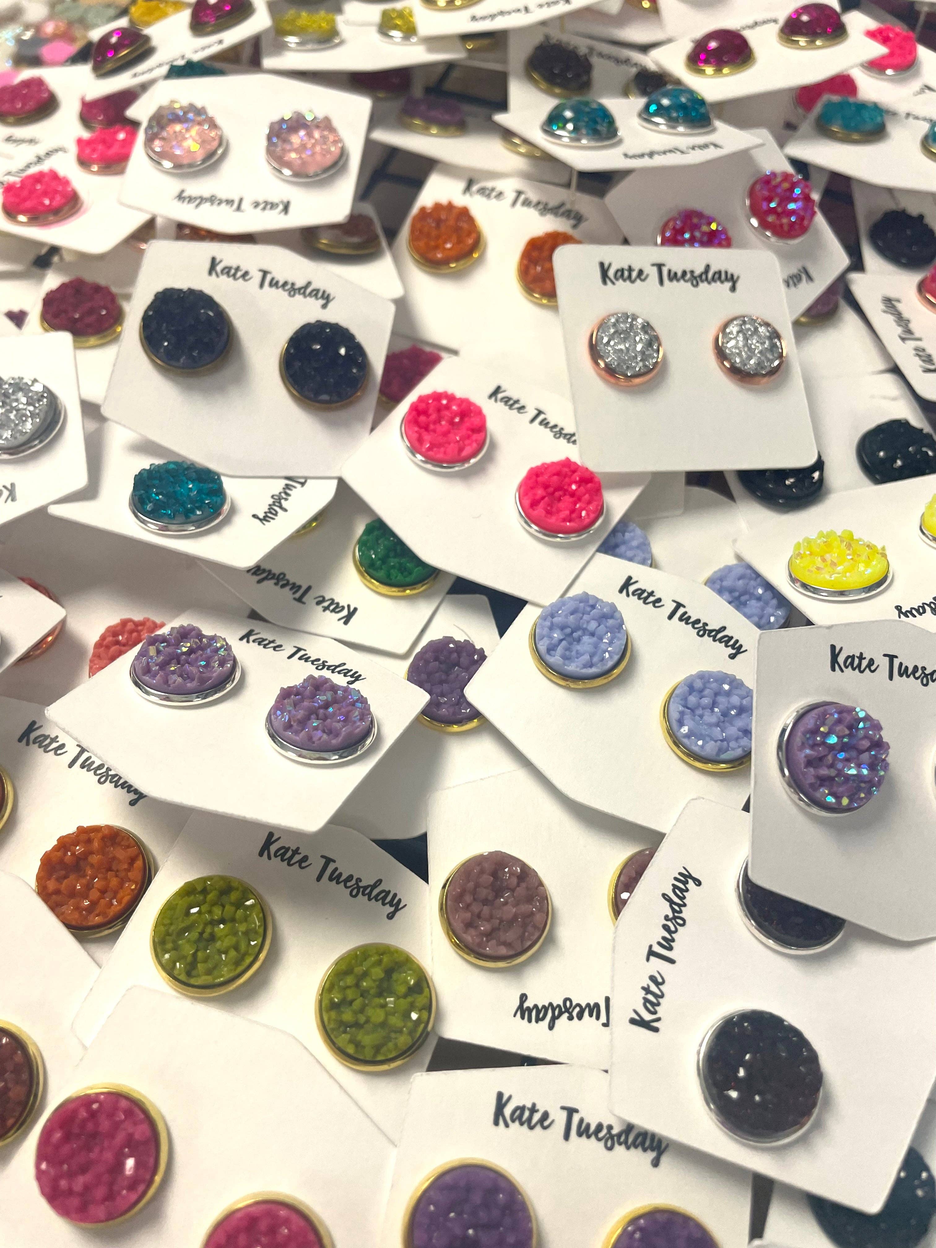 Kate Tuesday Jewelry - Wholesale Stud/Post Earrings - $1 Best Selling Druzy Earring Grab Bags3