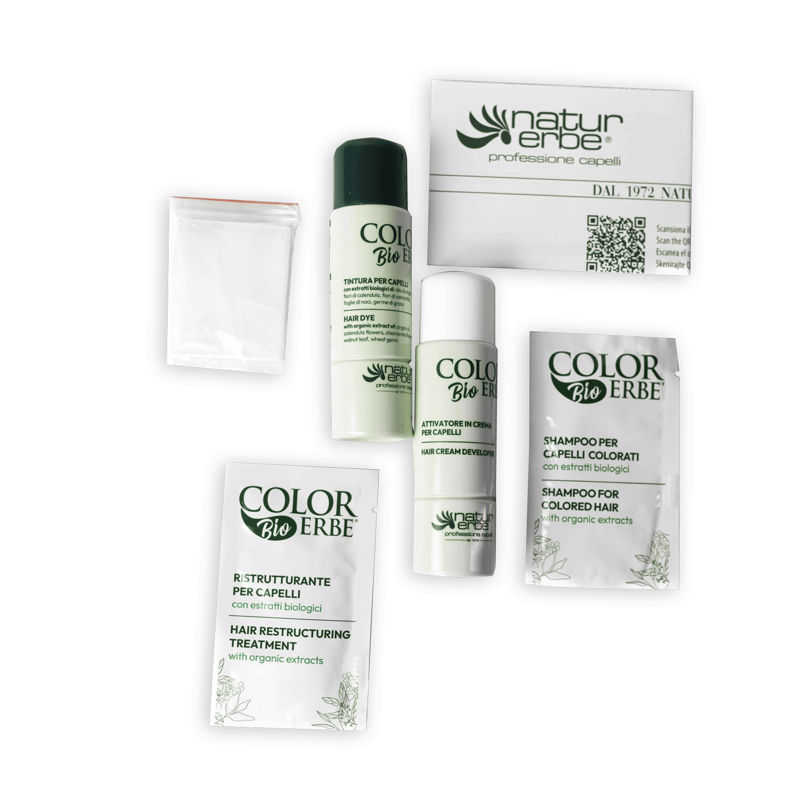 COLOR ERBE - Wholesale Haarverf - Color Erbe biologische haarkleur chestnut (4.0) - Made in Italy9