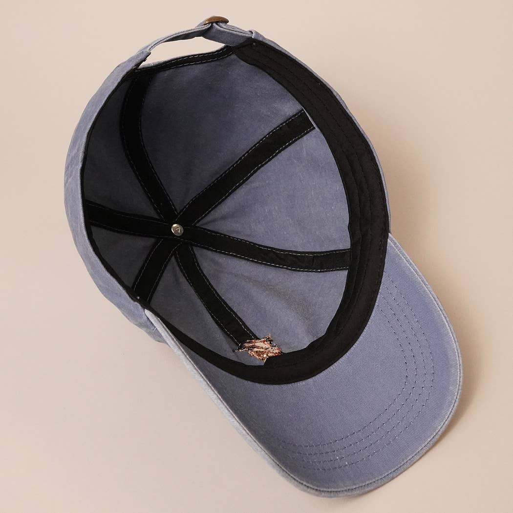 Fashion City - Wholesale Baseball Cap - Unisex - Giraffe Embroidered Cotton Baseball Dad Cap5