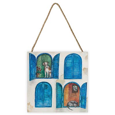 The Art Group - Wholesale Art Print - Joe Ramm (Cat Nap) Wood Prints - Blocks WOODEN BLOCKS