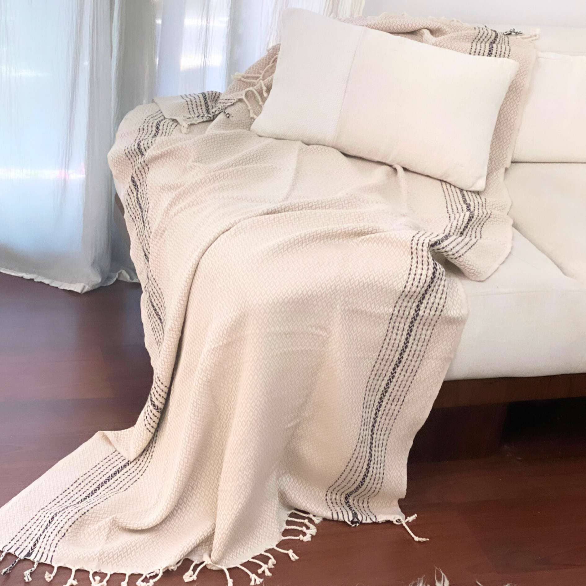 Tilley + Me - Wholesale Throw Blanket - Turkish Towel & Throw | Lightweight Cotton + Hand Woven9