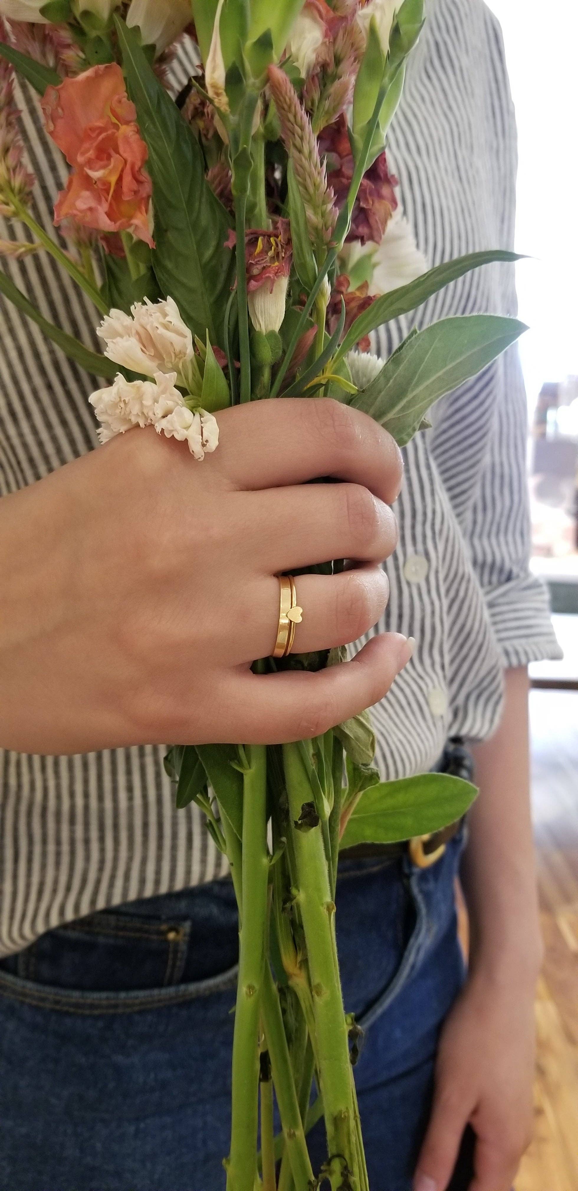 Agapantha Jewelry - Wholesale Band/Stacked Ring - Abbi Band2