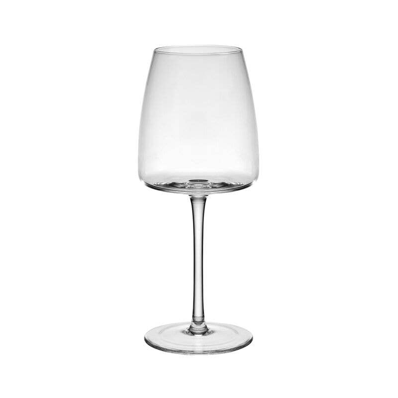 Fitz and Floyd® Mikasa® Pfaltzgraff® - Wholesale Wine Glass - Mikasa Cora 13OZ Wht Wine Glass S4 Blown Glass Brown Bx Pkg2