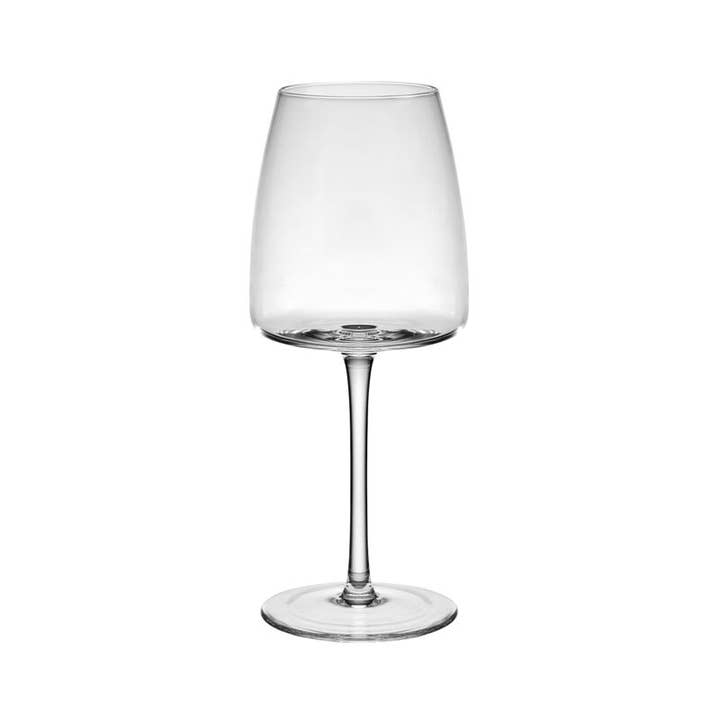 Fitz and Floyd® Mikasa® Pfaltzgraff® - Wholesale Wine Glass - Mikasa Cora 13OZ Wht Wine Glass S4 Blown Glass Brown Bx Pkg2