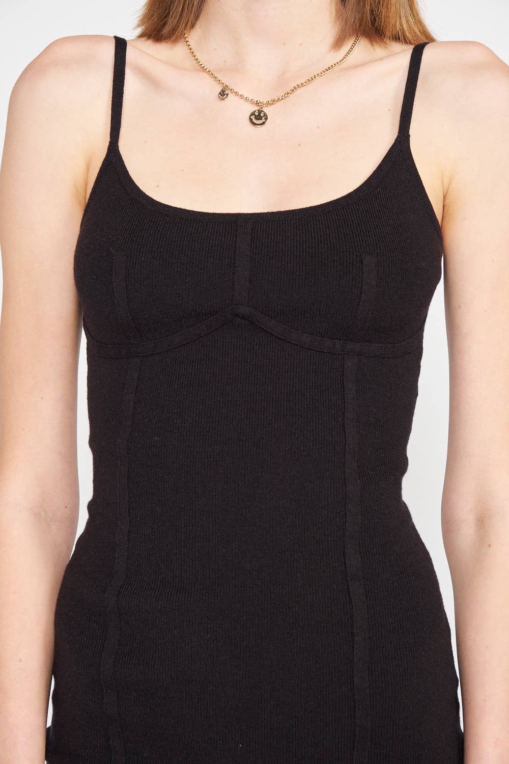 Emory Park – Großhandel Kleid – Damen – MINIKLEID MIT PASPELN UND U-AUSSCHNITT6