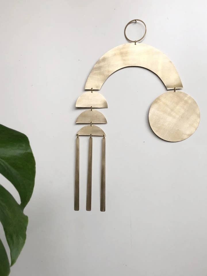 Arazzo da Parete in Ottone Dream Weaver per la vendita all'ingrosso da parte di Vida + Luz