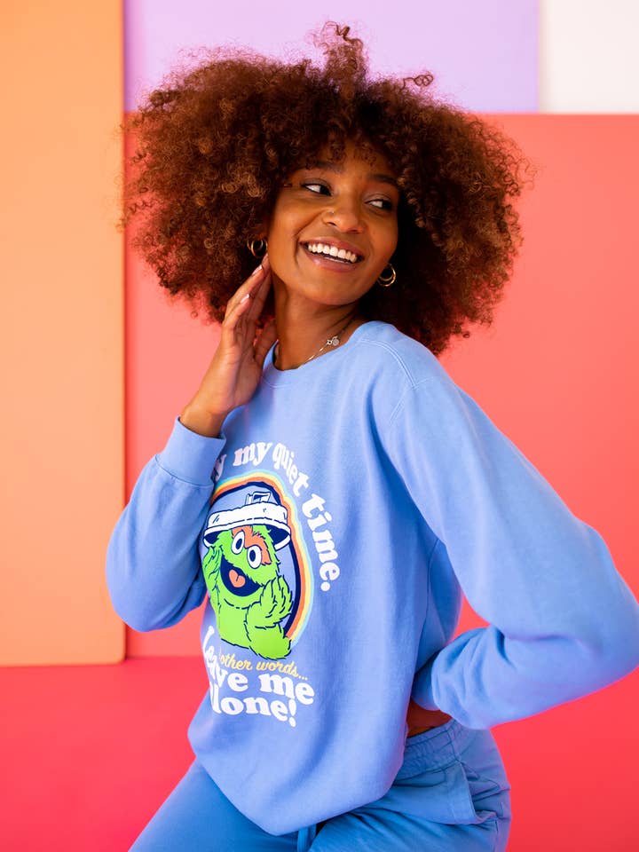 Anti-Social Oscar The Grouch Sweatshirt for wholesale by People Of Leisure