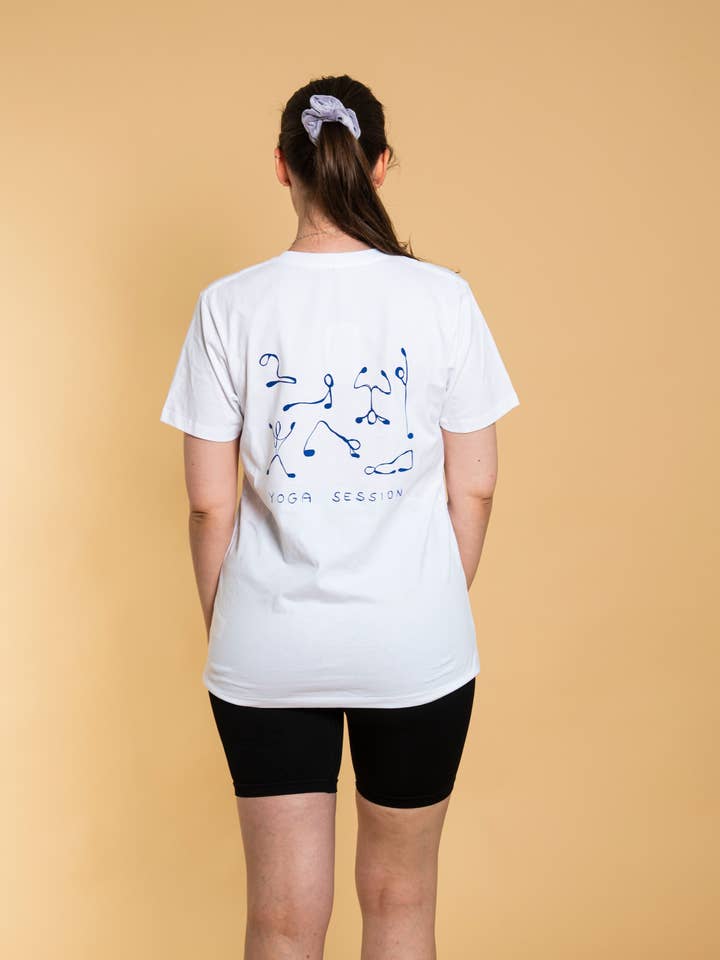 Unisex Yoga Session T-Shirt für den Großhandel von Emocean