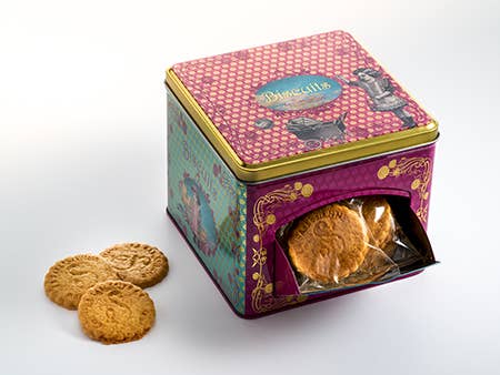 LA SABLESIENNE - Wholesale Cookie - "Les Jouets d'Adèle" Metal Tin Shortbread Cookies - 10.6 oz1