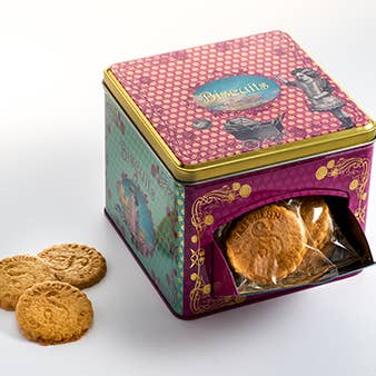 LA SABLESIENNE - Wholesale Cookie - "Les Jouets d'Adèle" Metal Tin Shortbread Cookies - 10.6 oz1