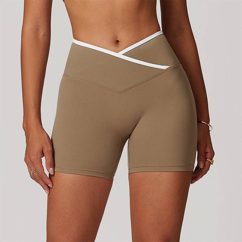 WONDERXFANS - Wholesale Korte sportbroek - Dames - Crossover sportshorts met hoge taille6