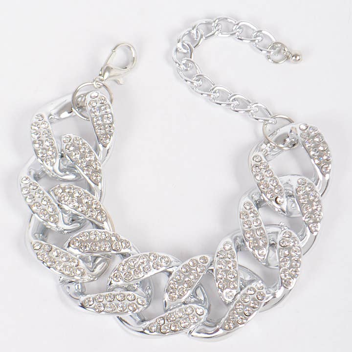 Stone Chain Bracelet for wholesale by 3AM BY H&D ACCESSORIES