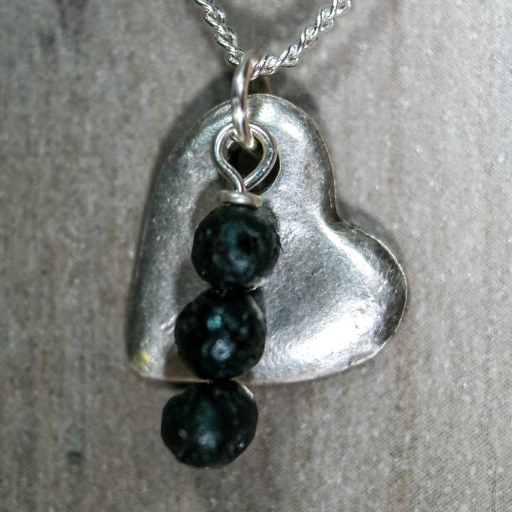 Heart Diffuser Necklace for wholesale by A Dash of Kinship