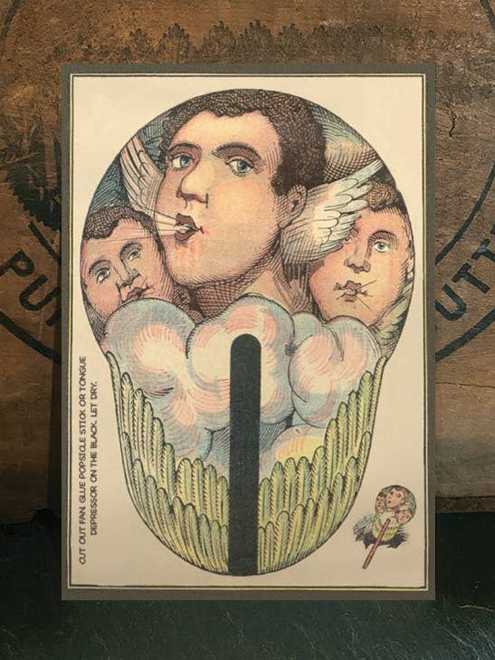 Oldschool-Engel-Fan für den Großhandel von Irreverent Cards for Challenging Times