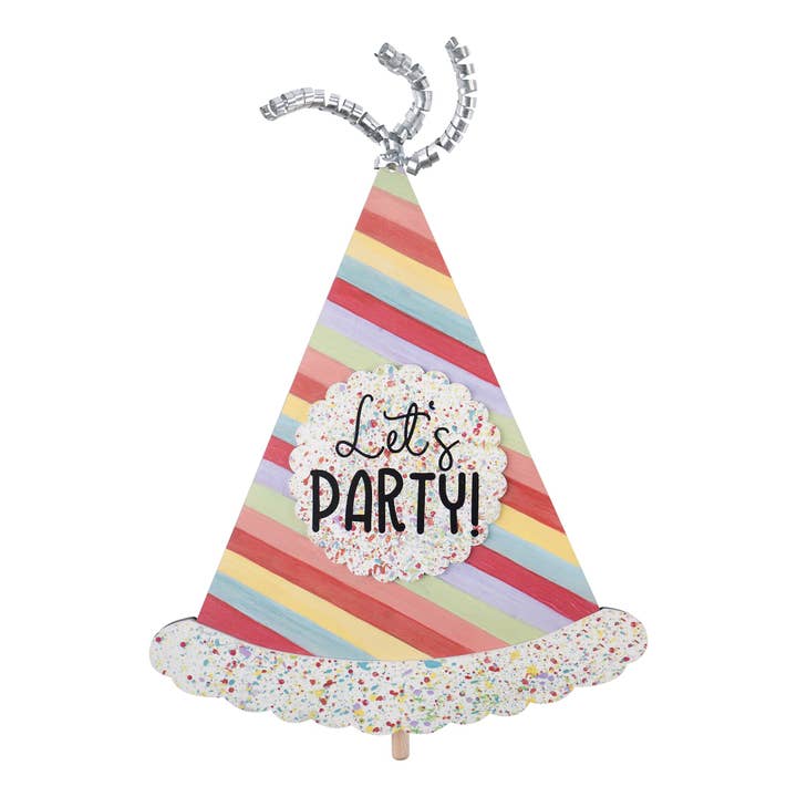 Let's Party Hat Topper for wholesale by Glory Haus