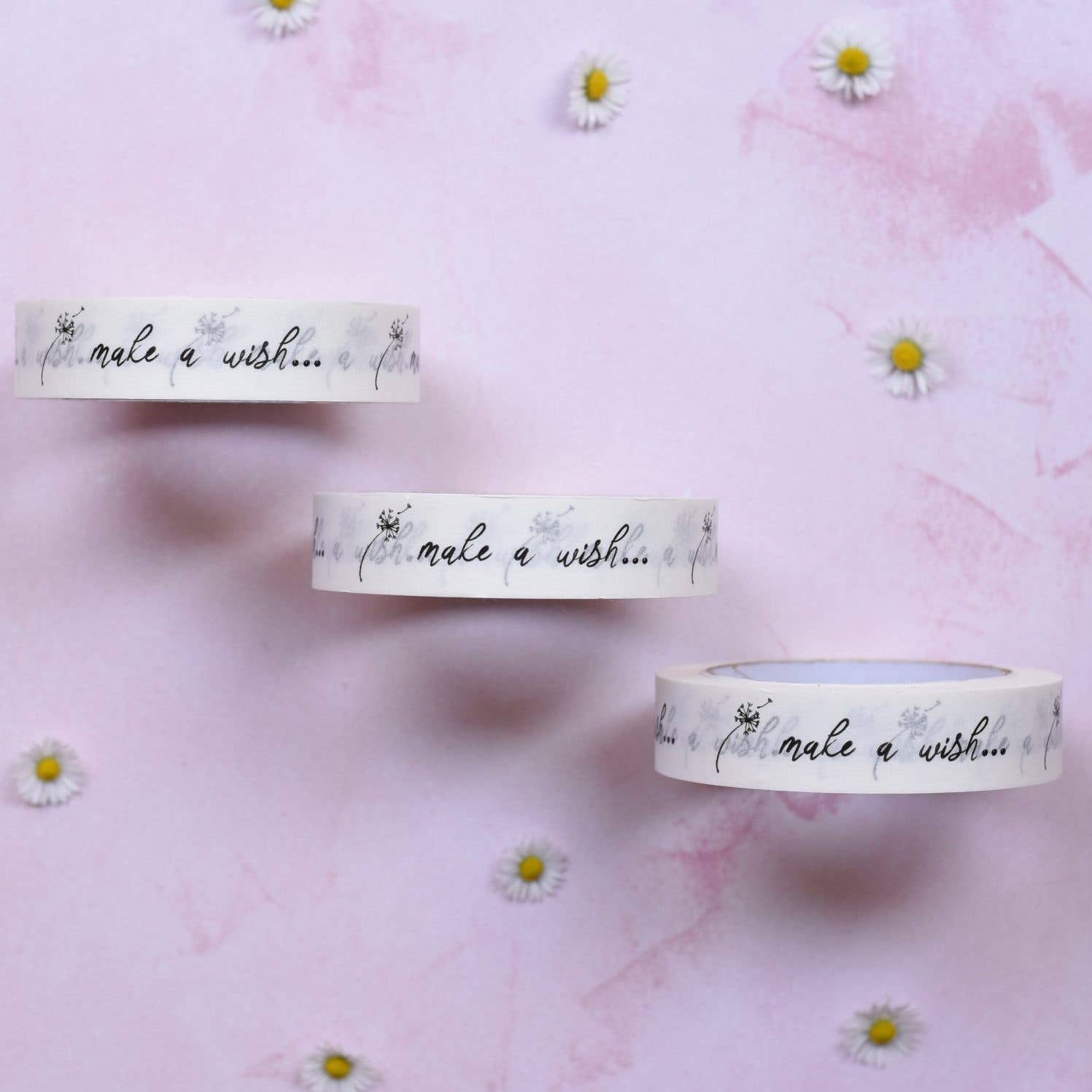 Cards and gift wrap – wholesale Tape – Make a Wish white paper tape2