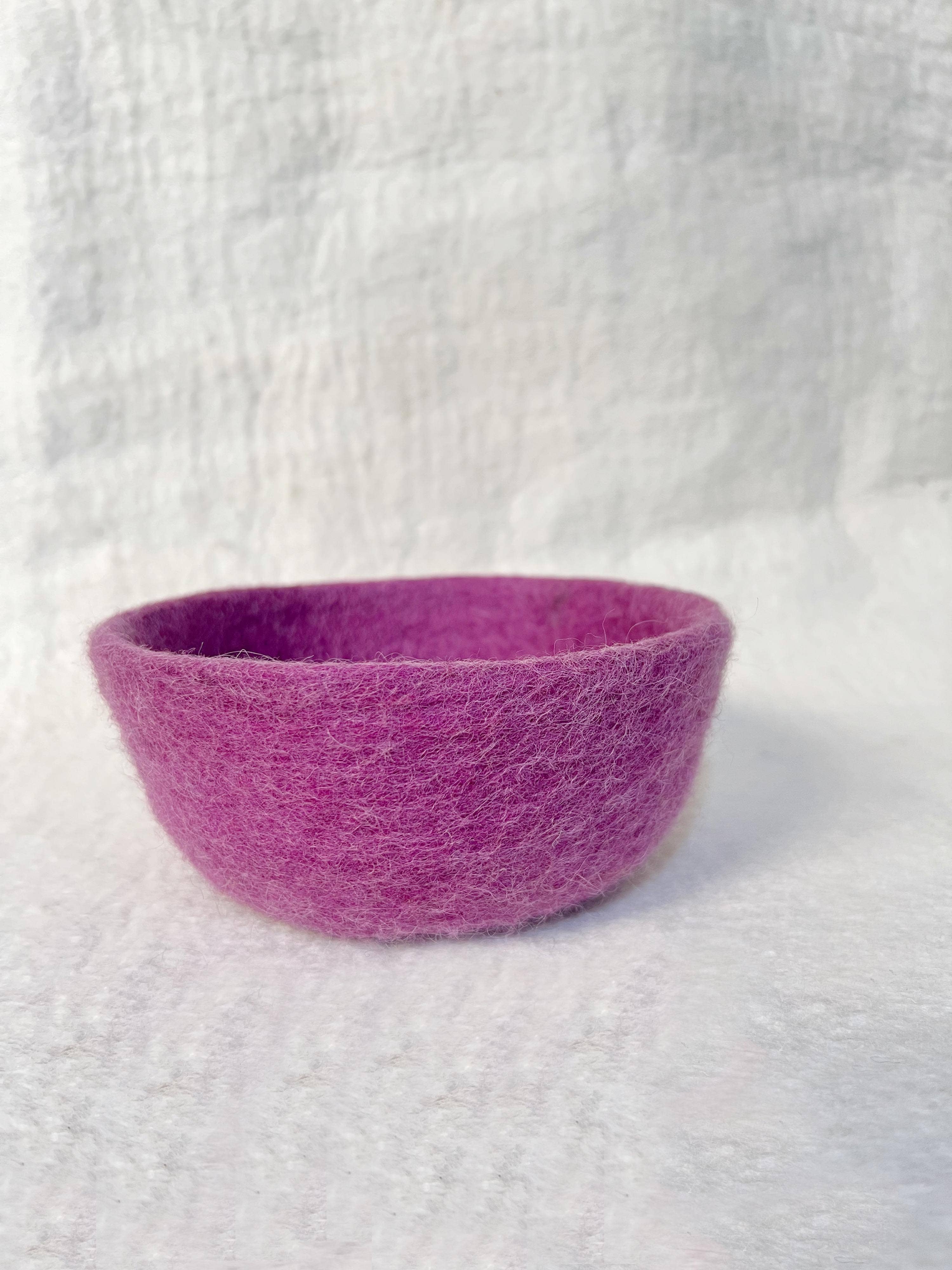 Fibres of Life - Wool & Felt - Wholesale Decorative Plate/Dish/Bowl - Felt Bowl Pastels-Small | Wool Felt Bowl | Catchall Bowls8