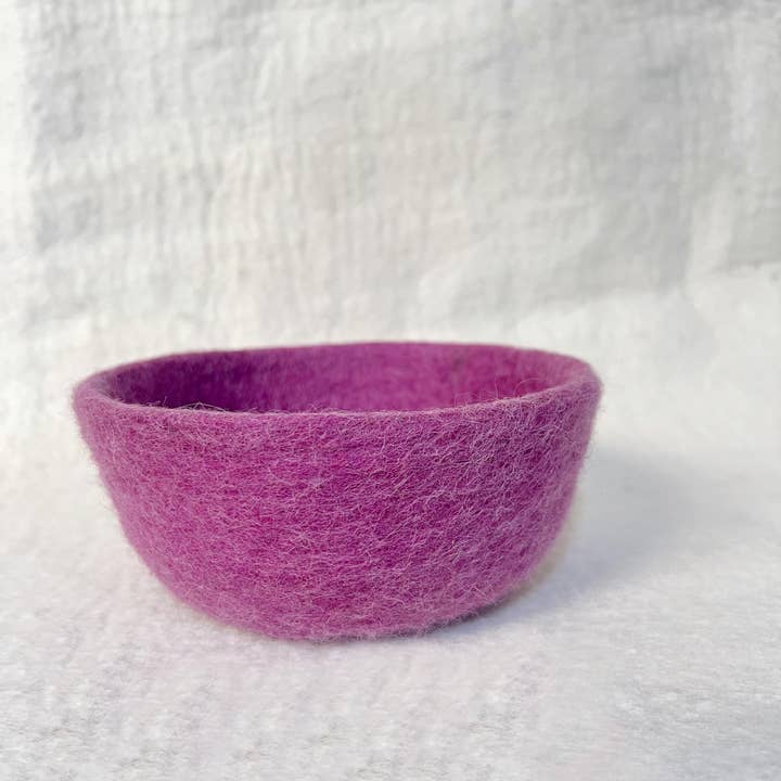 Fibres of Life - Wool & Felt - Wholesale Decorative Plate/Dish/Bowl - Felt Bowl Pastels-Small | Wool Felt Bowl | Catchall Bowls8