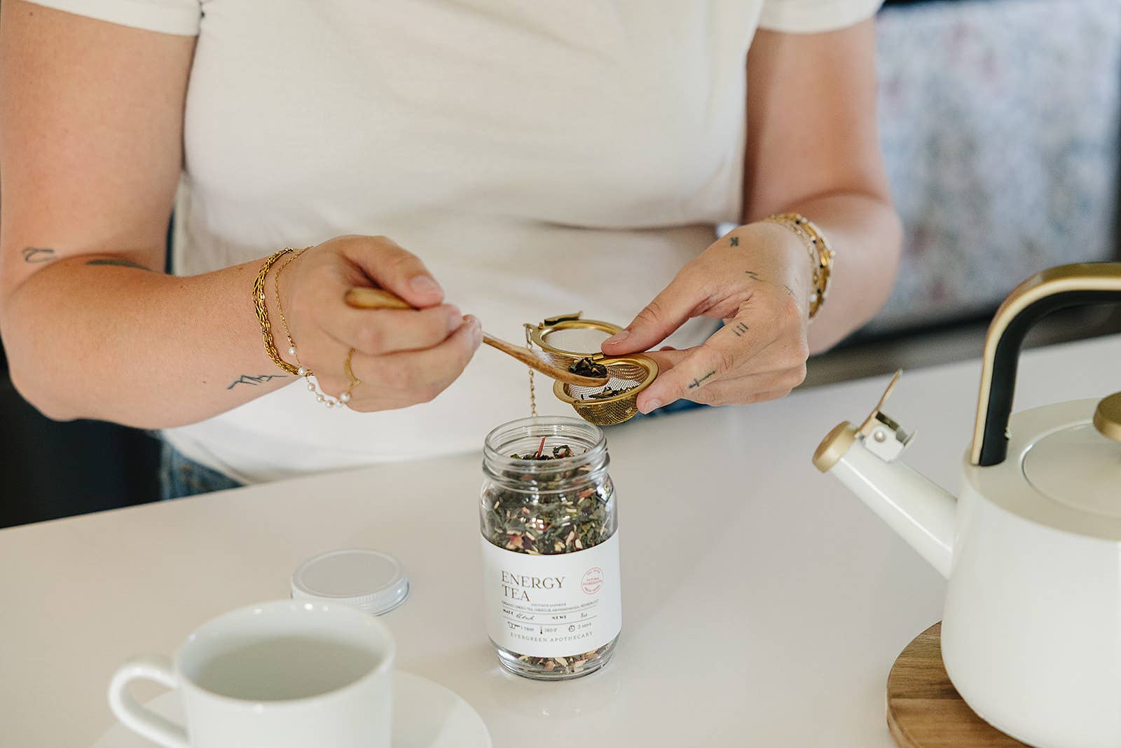 Evergreen Apothecary - Wholesale Losse thee - Energie Thee - Bevat Cafeïne, 8oz8