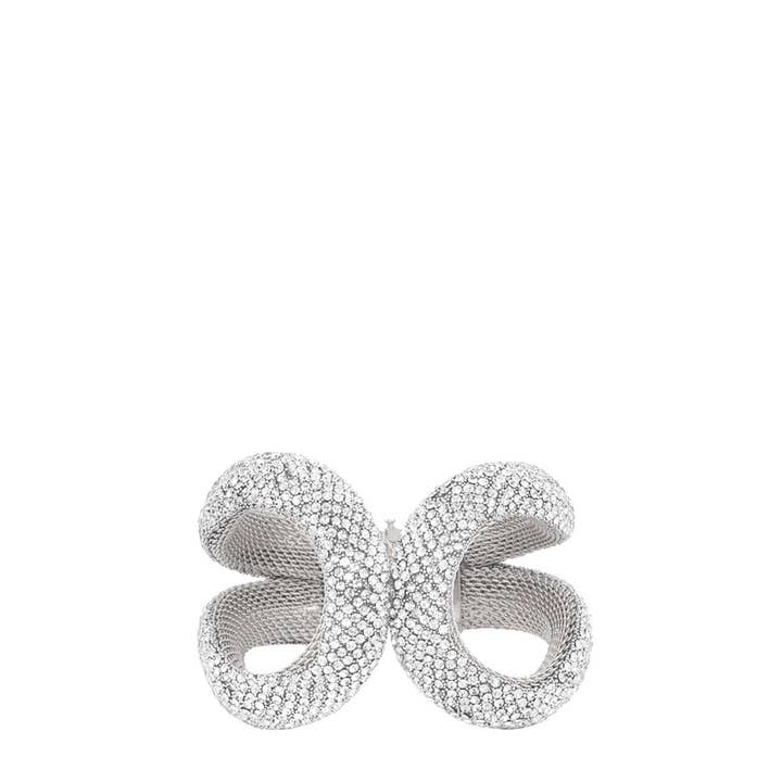 anbfashion - Wholesale Charm/Dangle Bracelet - FULL RHINESTONE WIDE CURVE CUFF BRACELET KB2085