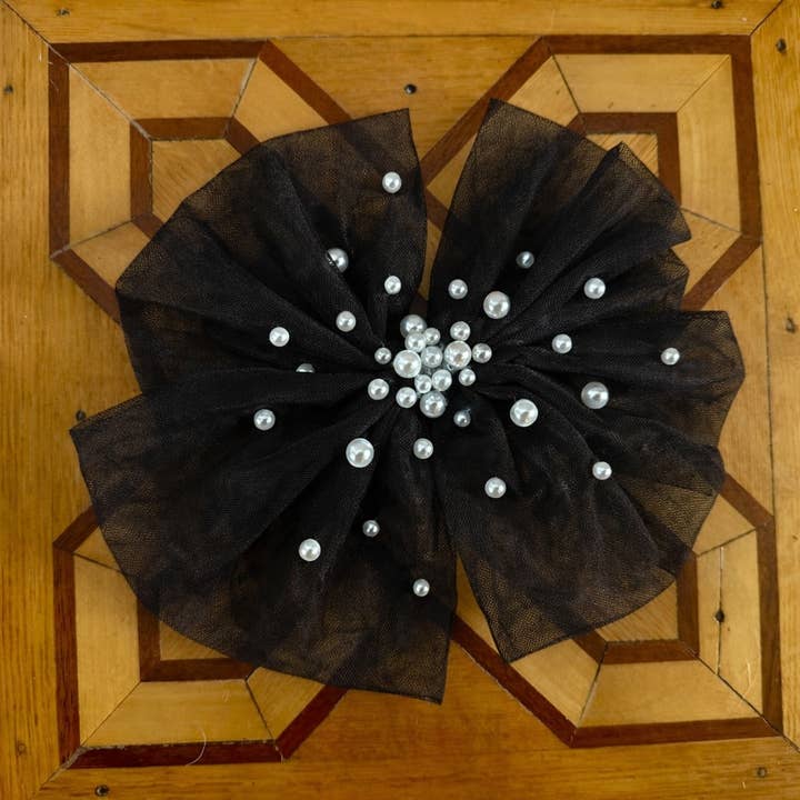 Horquilla de tul, negro para venta al por mayor de Ooh! La, La! Couture