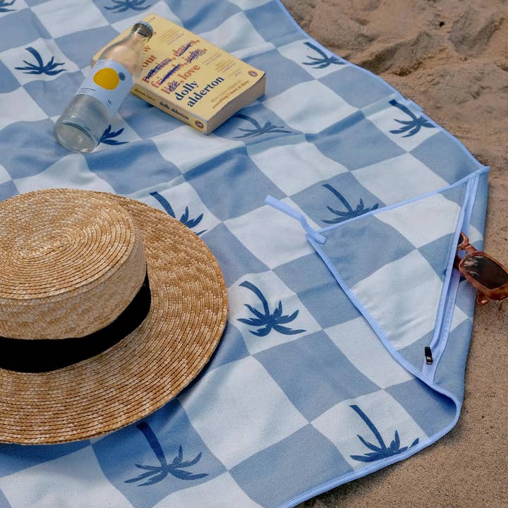 Malibu Sand Free Beach Towel With Pocket for wholesale by Nomadique Co