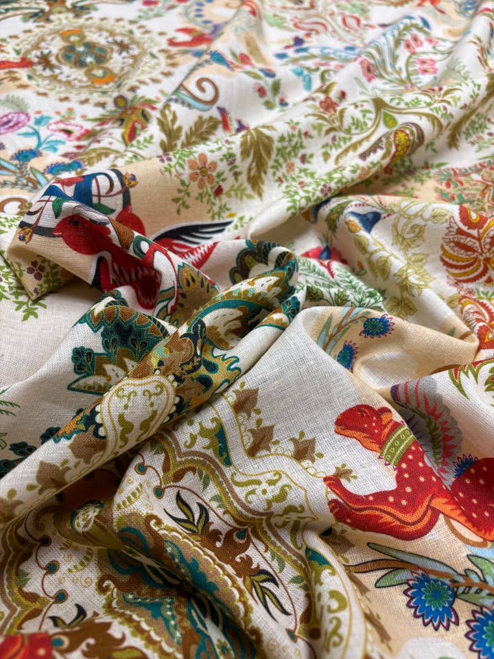 High-quality Linen Fabric Made in Italy. for wholesale by Ermani Group Inc - Sustainable High-End Fabrics