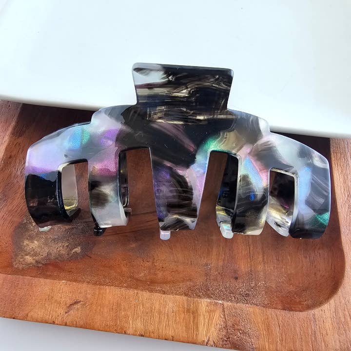 Spiffy & Splendid - Wholesale Hair Clip - Women's - Catherine Hair Claw - Midnight Opal // Clip, Fall4