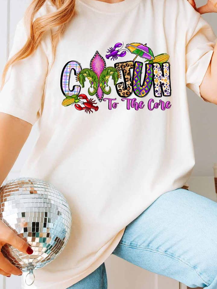 Cajun to the Core Graphic Tee for wholesale by Khristee