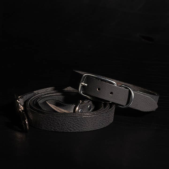 NAB LEATHER - Wholesale Pet Leash - Dog - Rover Leather Dog Leash and Collar Set