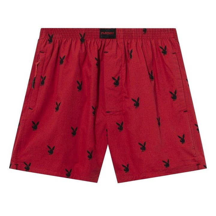 Repeating Rabbit Head Lounge Shorts for wholesale by PLAYBOY