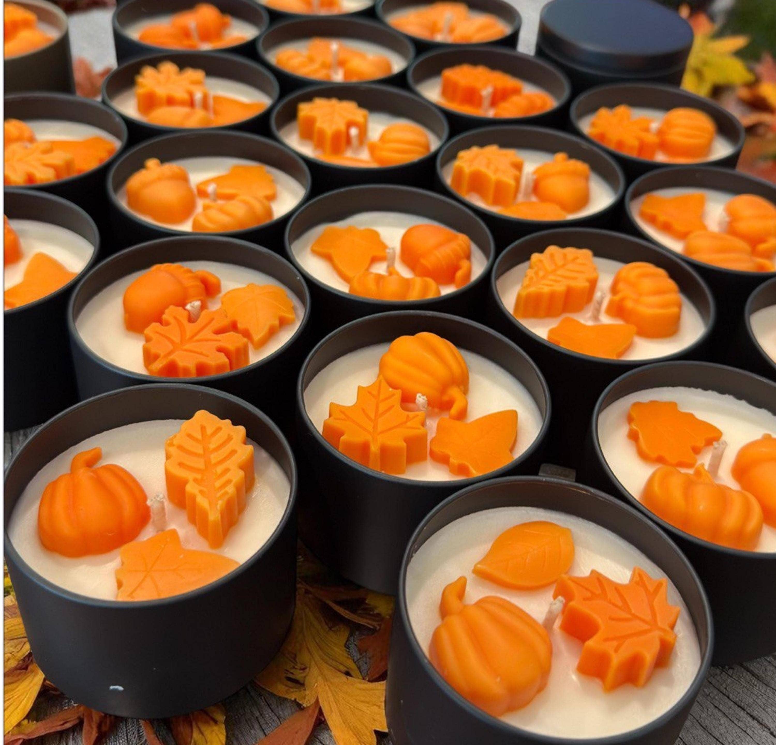 Karly’s Candles – wholesale Travel candles – Fall Candles 4oz - Thanksgiving Gifts & Personalized Favors2