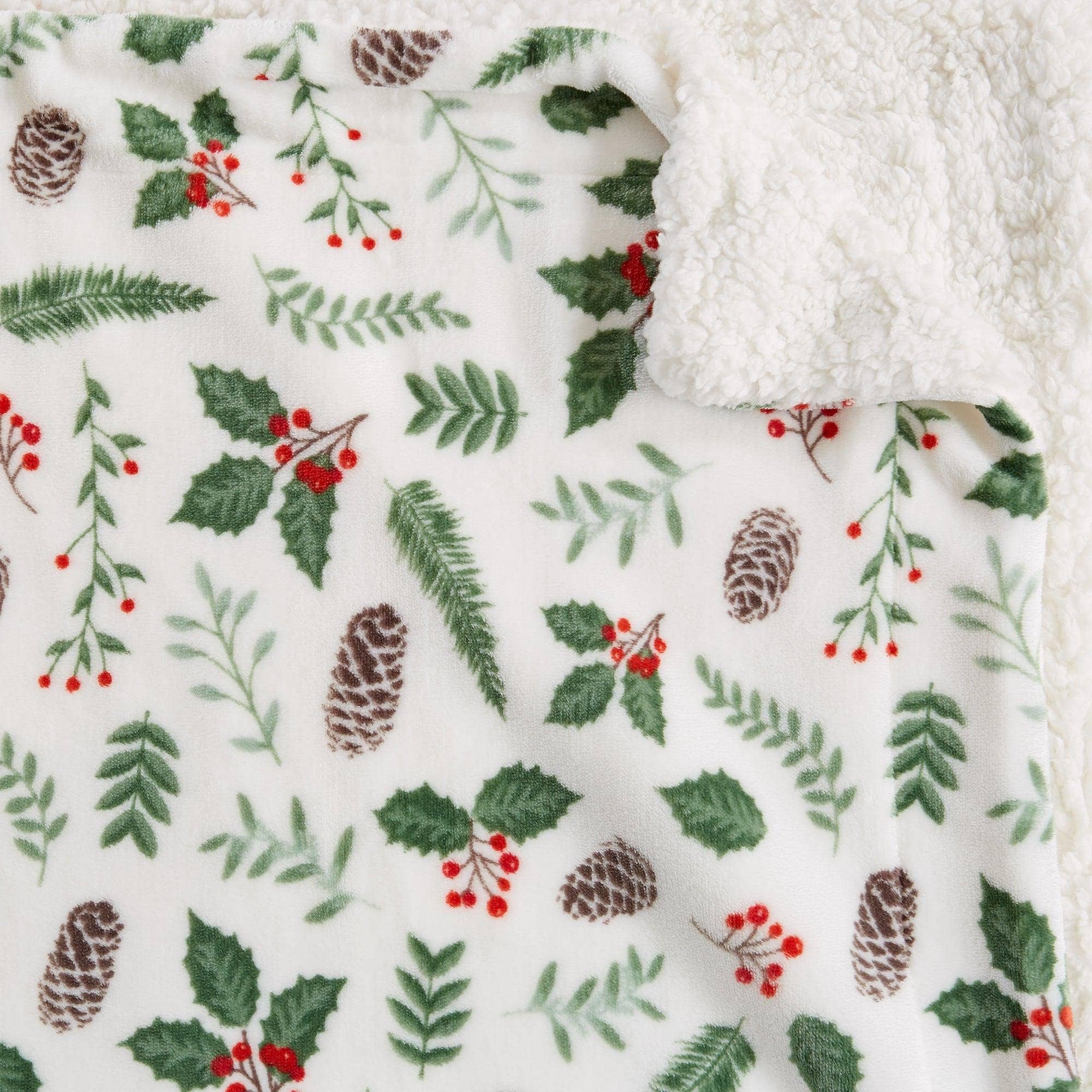 BH Collective - Wholesale Throw Blanket - Throw Blanket - Holiday Printed Sherpa - Esmay Collection64