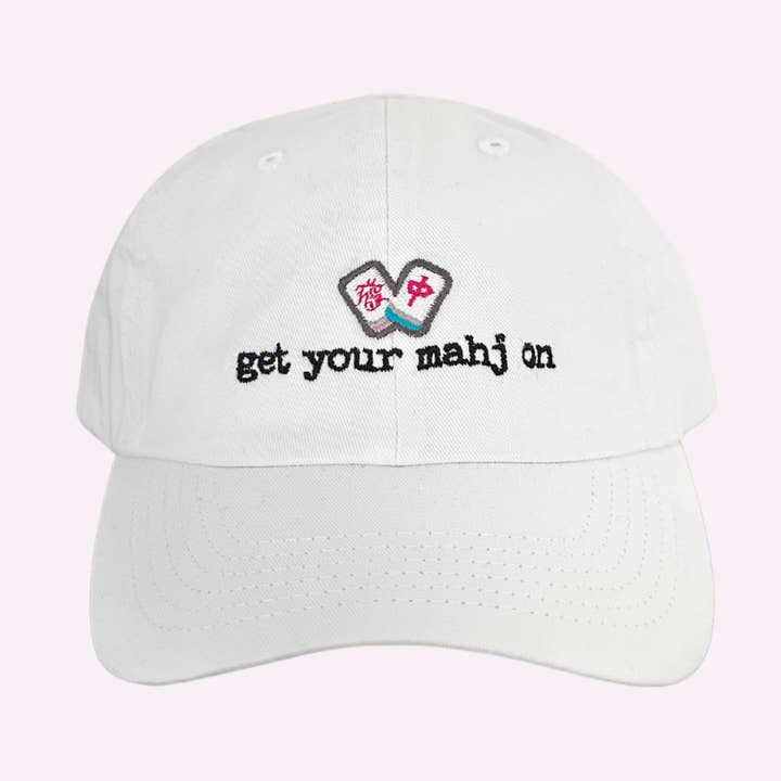 MAHJ ON ♡ broderet far-kasket for engroshandel hos BFFS & BABES