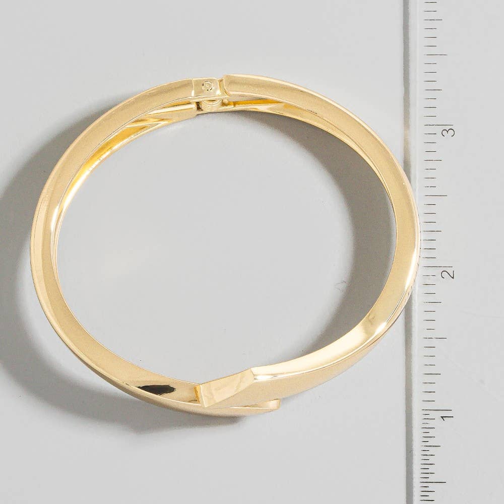 The Looks by Fame Accessories - Wholesale Bangle Bracelet - Layered Bang Hinge Bangle Bracelet3